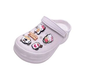 5pc Hello Kitty Coffee Meow Croc/Clog Jibbitz